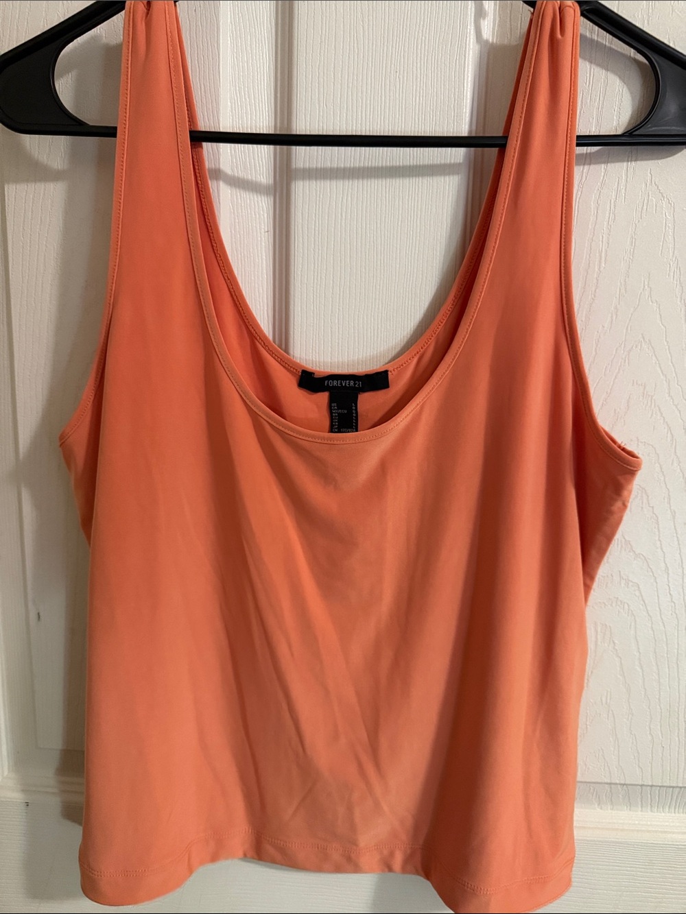 Forever 21 Peach Scoop Neck Tank